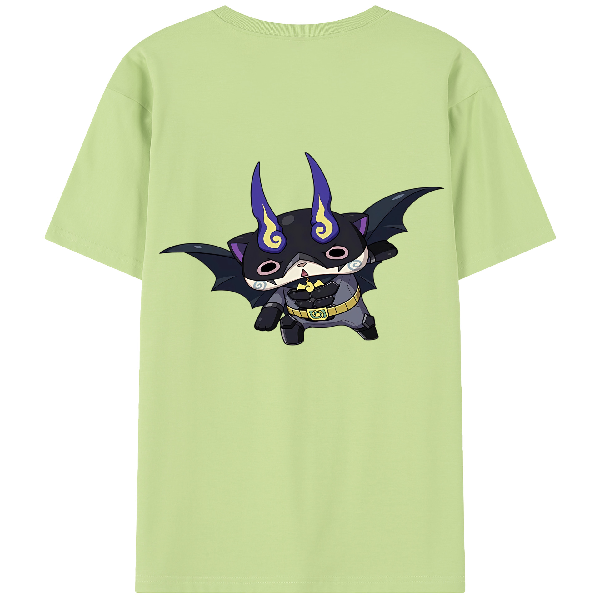 （画像用） 妖怪ウォッチ Yo-kai Watch 綿100％半袖Tシャツ（背面プリント）